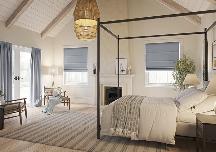 Carina, Cadet Blue - Roman Blind - Image 6